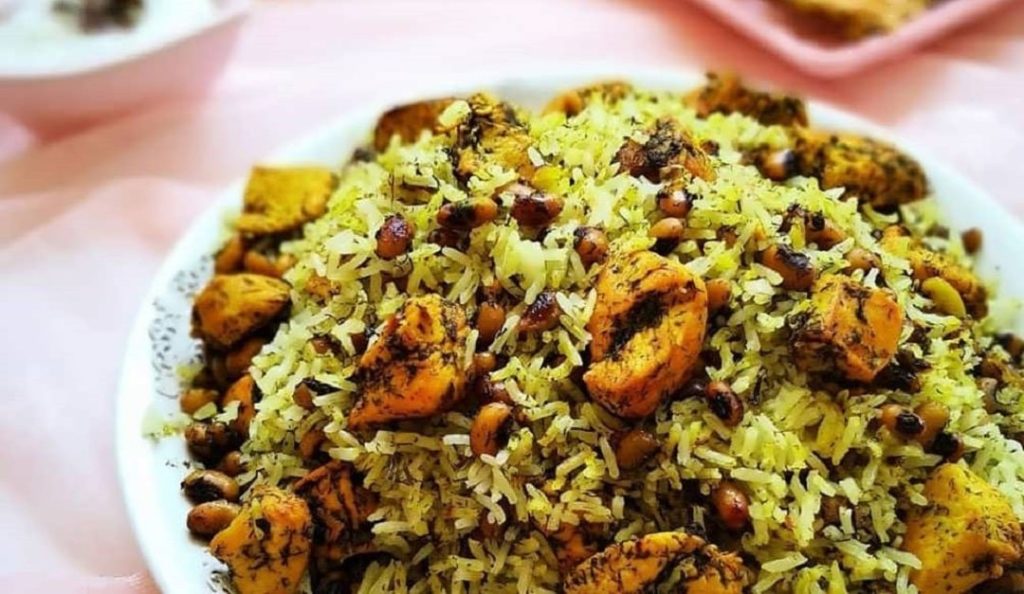 طرز تهیه لوبیا پلو شیرازی