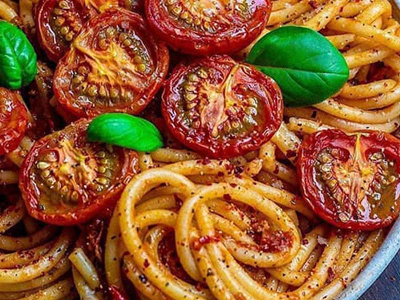 مراحل پخت اسپاگتی ایتالیایی