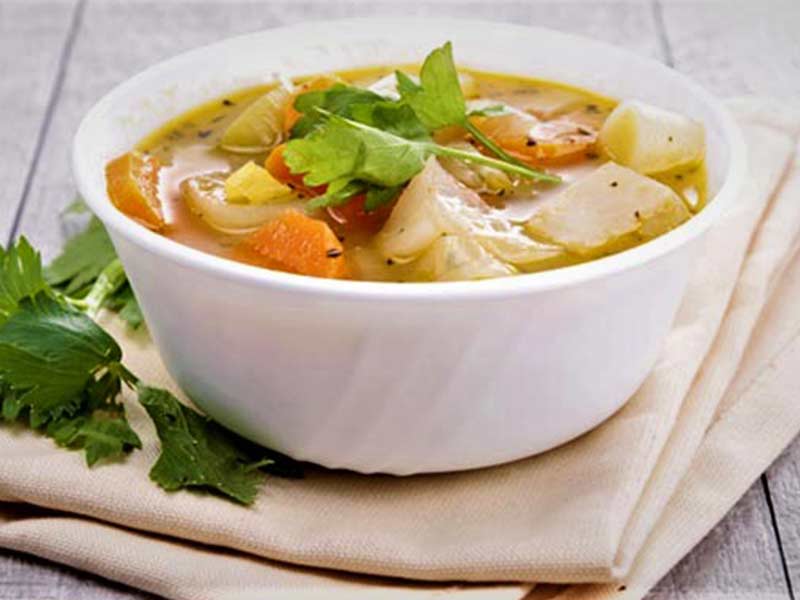 سوپ هویج و شلغم