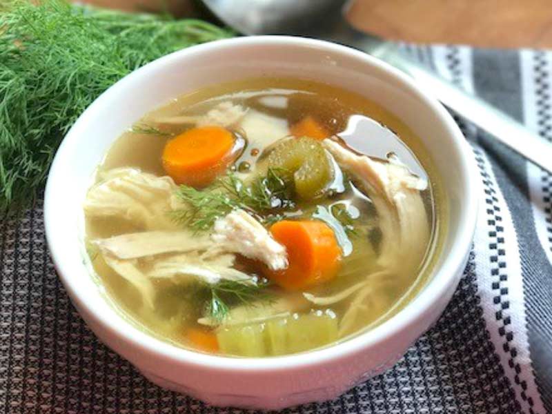 طرز تهیه سوپ برای سرماخوردگی و گلودرد