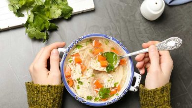 طرز تهیه سوپ برای سرماخوردگی و گلودرد