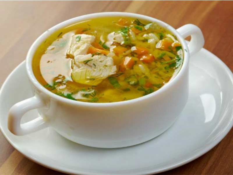 طرز تهیه سوپ مرغ برای سرماخوردگی