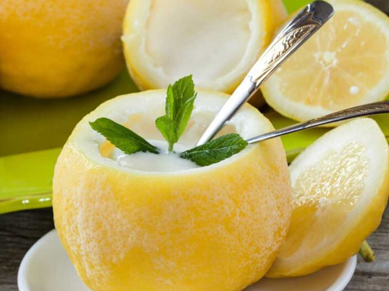 طرز تهیه یخ در بهشت لیمویی