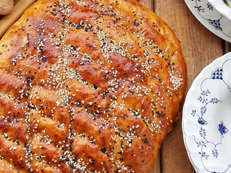 طرز تهیه نان رمضان ترکی