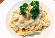 طرز تهیه پاستا با خامه