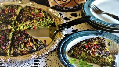 کوکو پونه خوش عطر و خوشمزه به دو روش آسان و سریع در خانه 1 طرز تهیه کوکو پونه با سیب زمینی