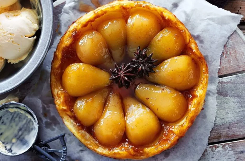 طرز تهیه تارت گلابی خانگی | دسر مجلسی و شیرین با طعم پاییزی 2 طرز تهیه تارت گلابی