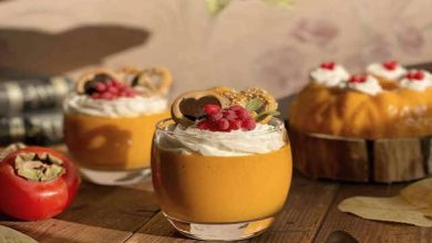 طرز تهیه کرم خرمالوی خانگی با طعم بی‌نظیر پاییزی