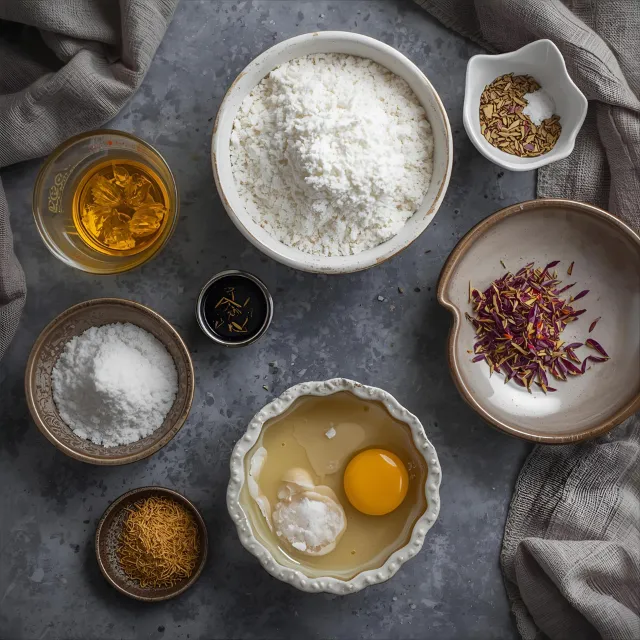 طرز تهیه شیرینی برنجی با روغن حیوانی 2 مواد اولیه و مراحل تهیه شیرینی