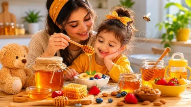 عسل در آشپزی و تغذیه کودک؛ راهنمای مامان‌ها